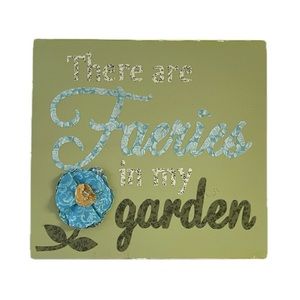 Faerie Garden boho wood sign